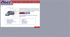 Desktop Screenshot of fleetpartsonline.com